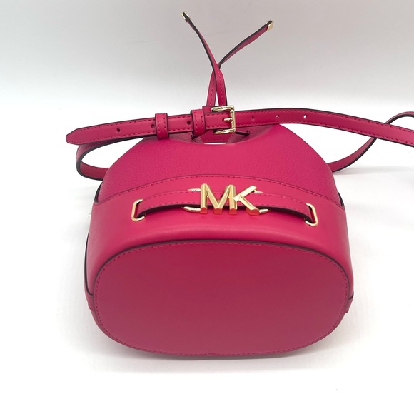 Michael Kors Reed Medium Bucket Messenger Crossbody Bag - Picture 5 of 8